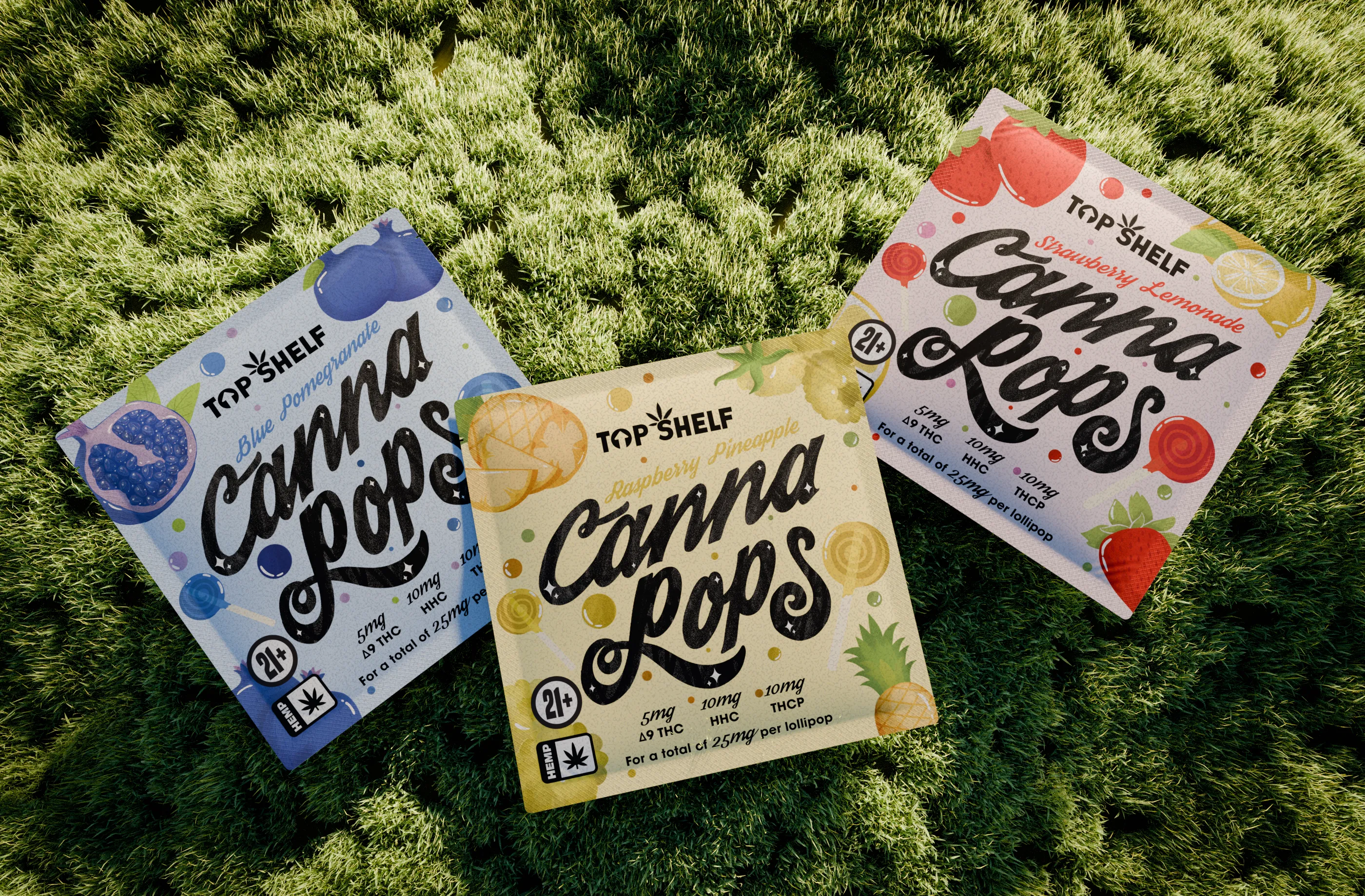 Canna Pops - Product Identity, Packaging