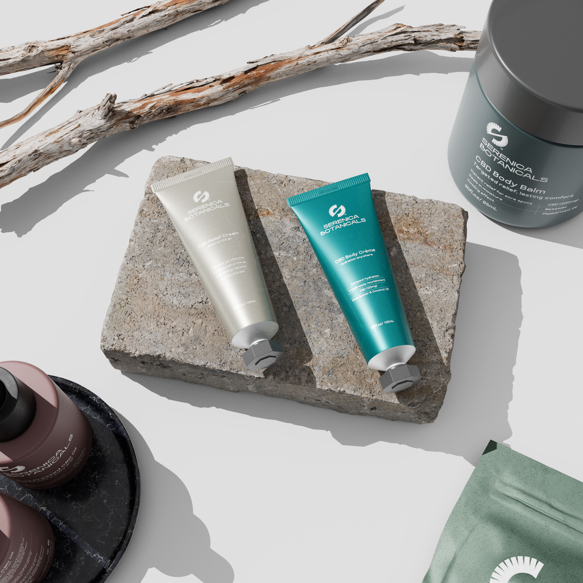 Serenica Botanicals - Brand Identity & Packaging