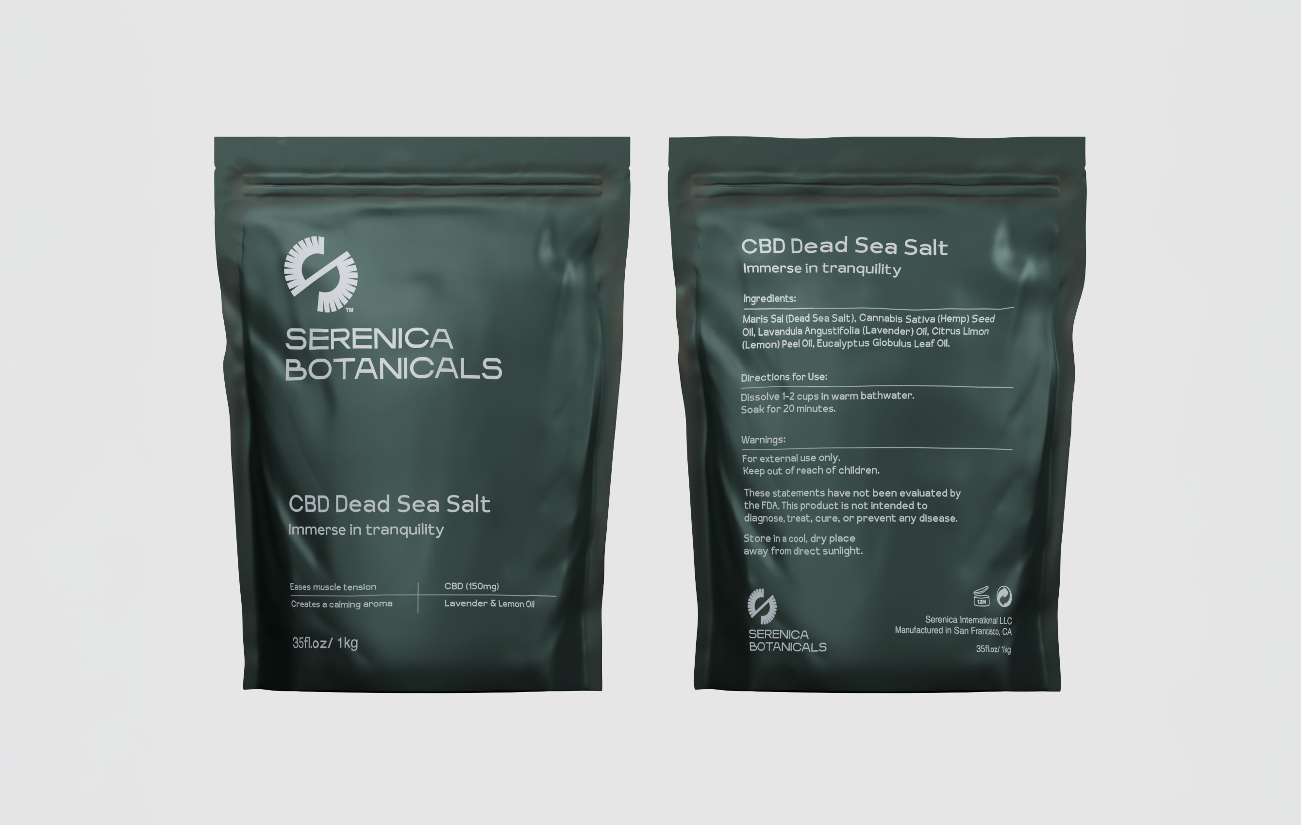 Serenica Botanicals - Brand Identity & Packaging