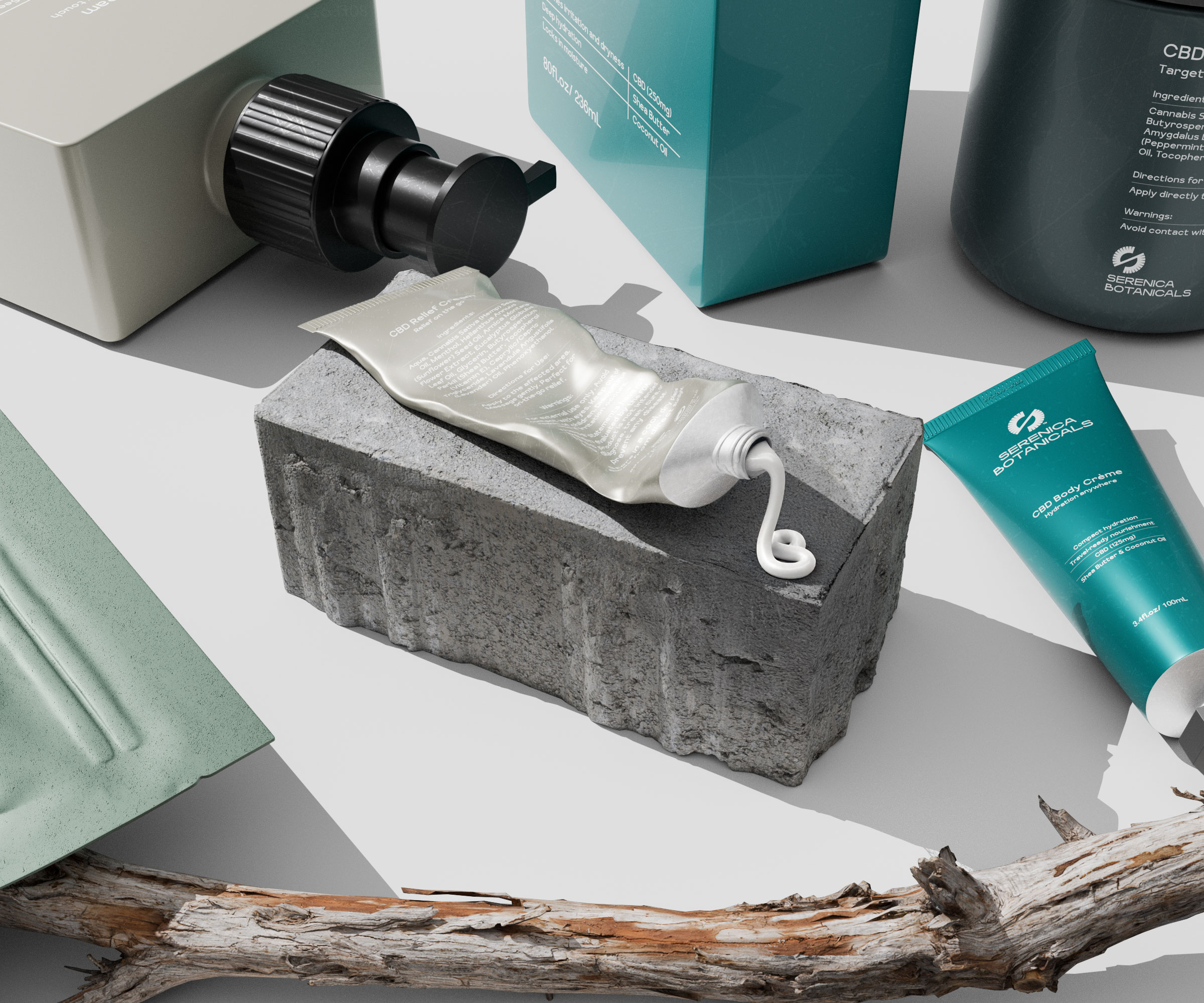 Serenica Botanicals - Brand Identity & Packaging