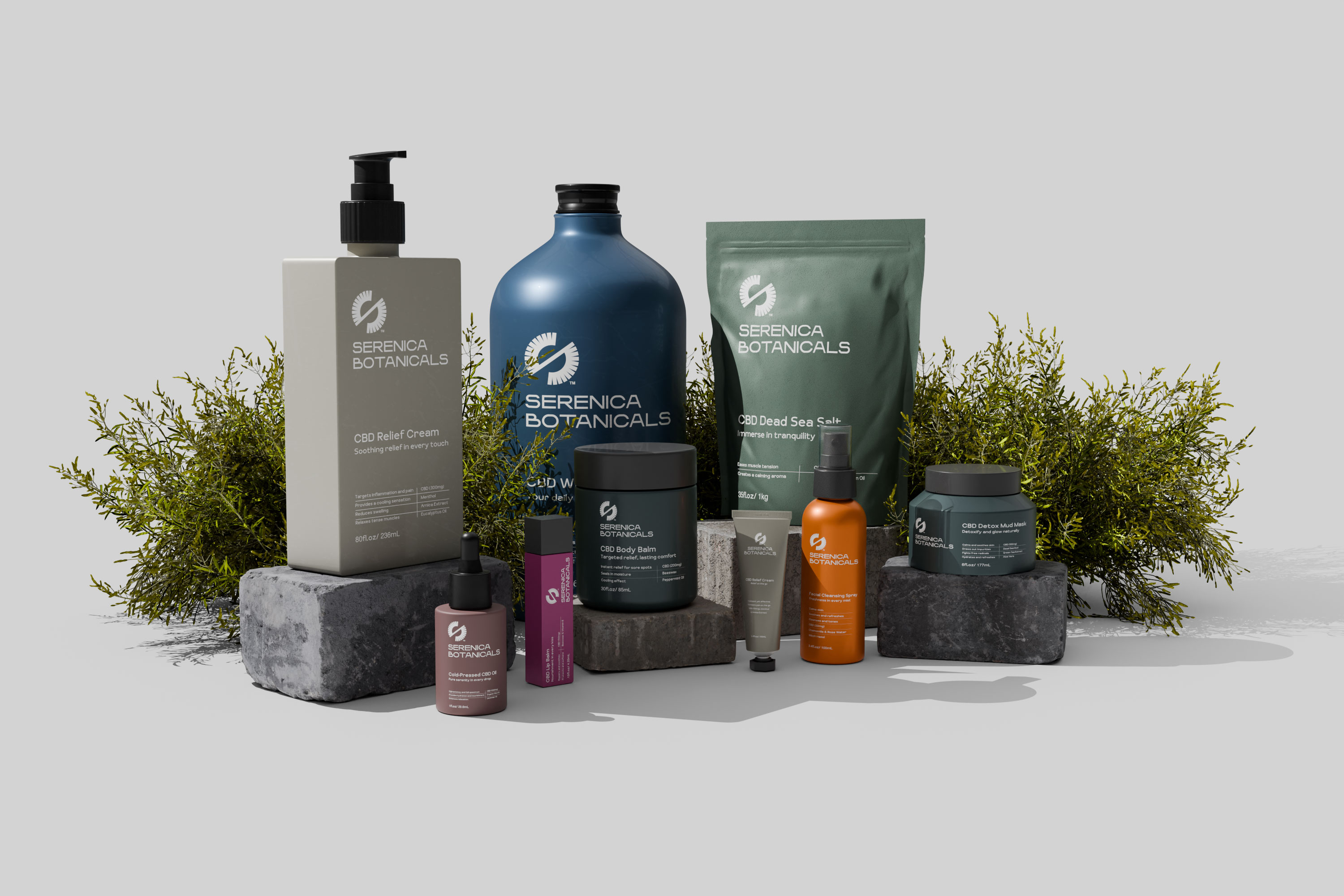 Serenica Botanicals - Brand Identity & Packaging