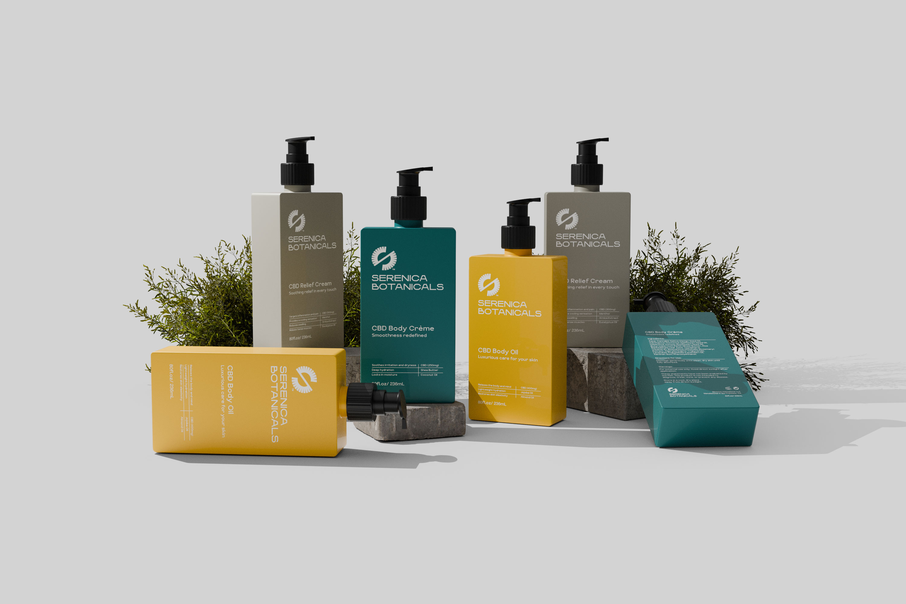 Serenica Botanicals - Brand Identity & Packaging