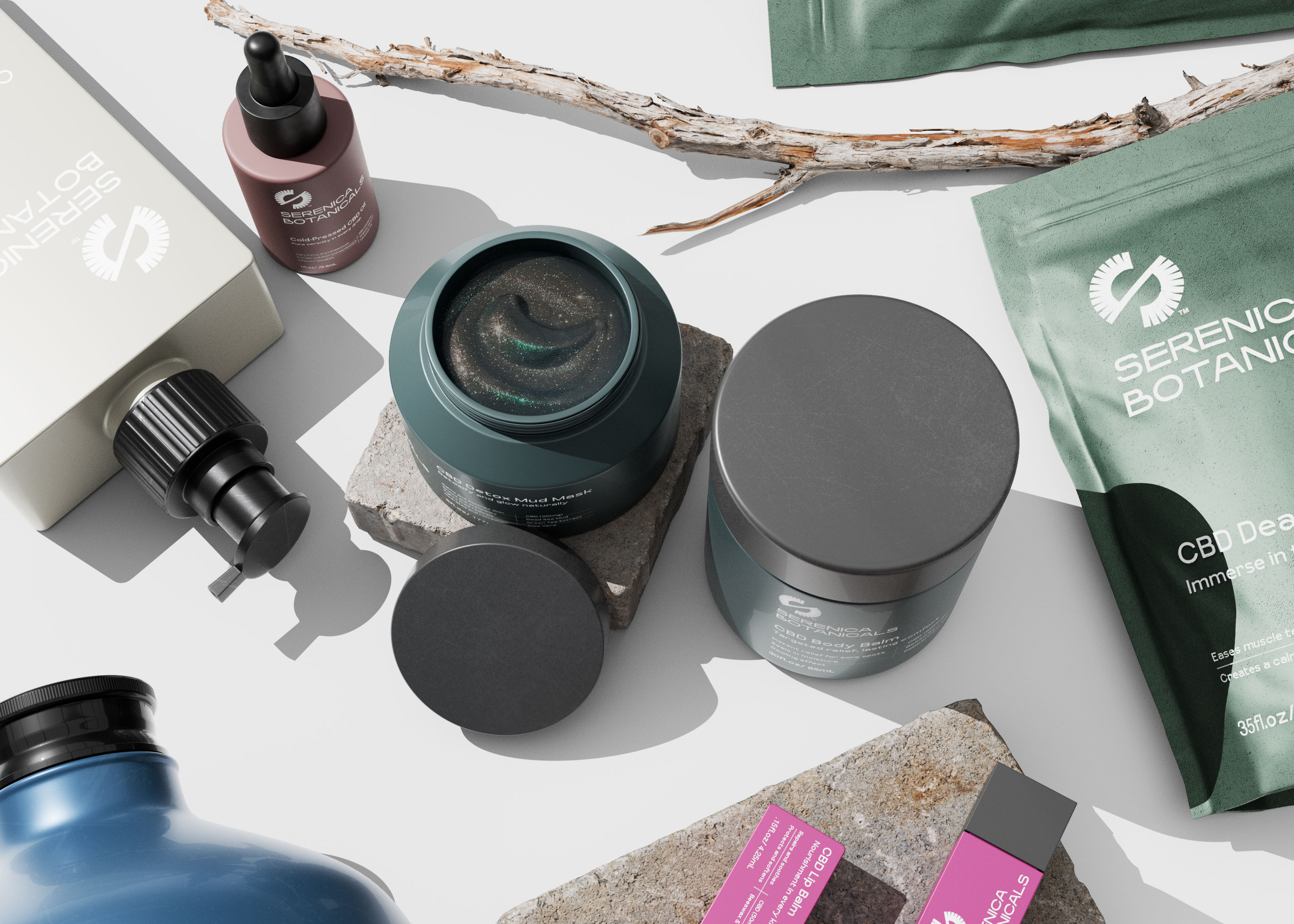 Serenica Botanicals - Brand Identity & Packaging